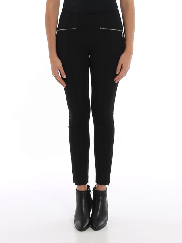 michael kors leggings with zipper