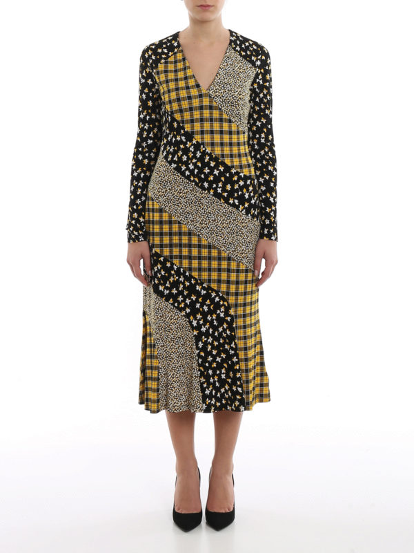 michael kors patchwork wrap