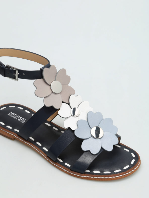 michael kors flower sandals