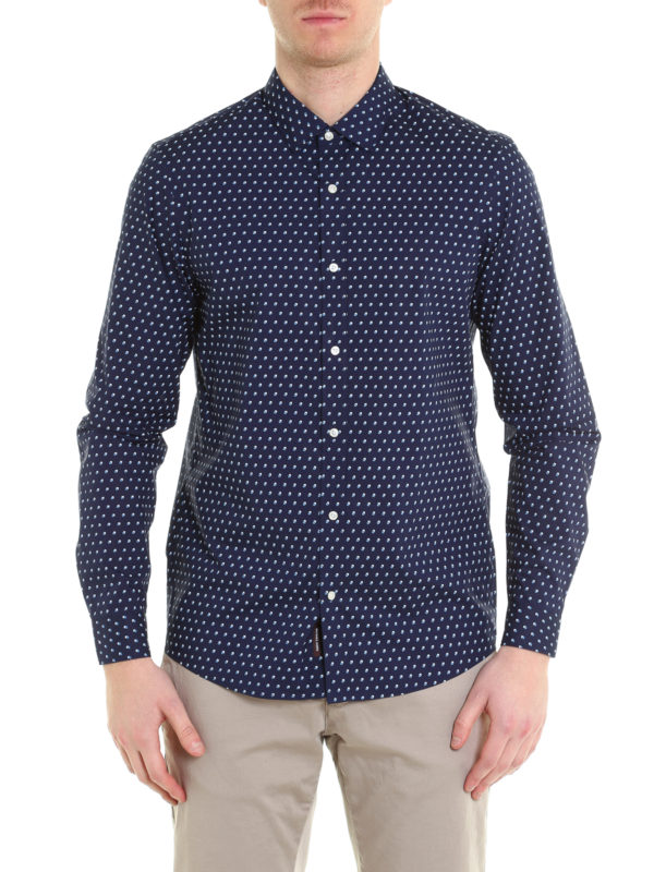 Shirts Michael Kors - Patterned cotton shirt - CS74CBU2WL410 