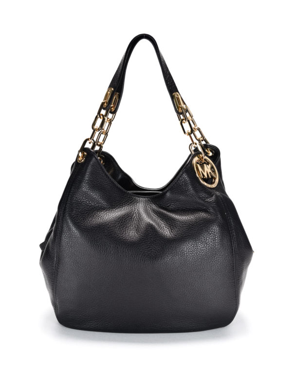 michael kors black fulton handbag