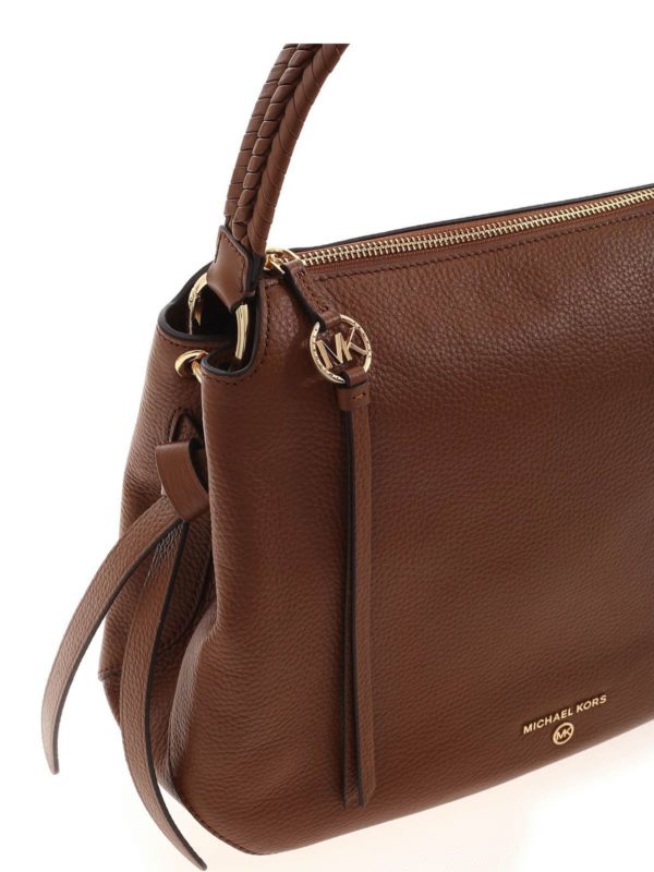 michael kors grand large logo shoulder bag