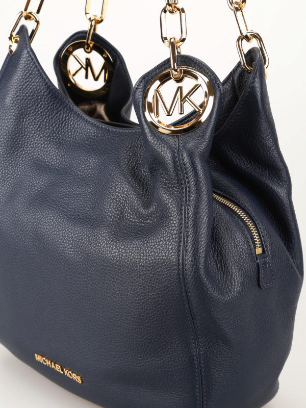 Shoulder bags Michael Kors - Lillie blue large shoulder bag - 30T9G0LE3L414
