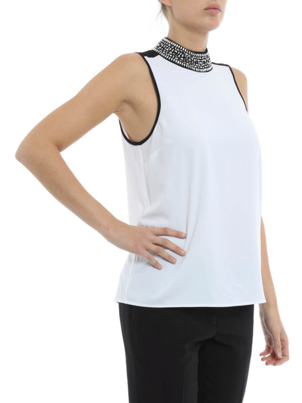 michael kors embellished top