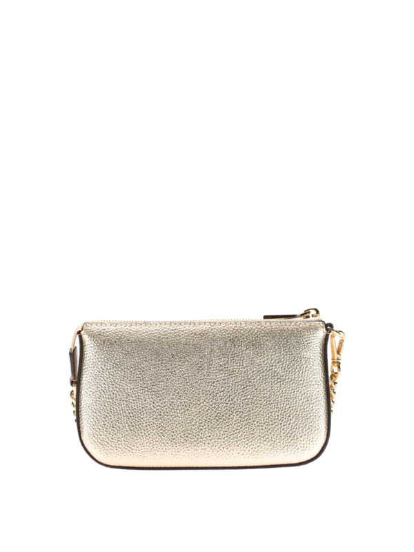 michael kors gold wristlet wallet