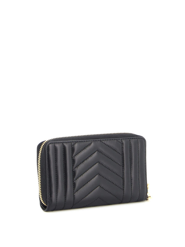 mk quilted wallet