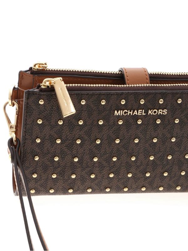 michael kors wallet jet set brown