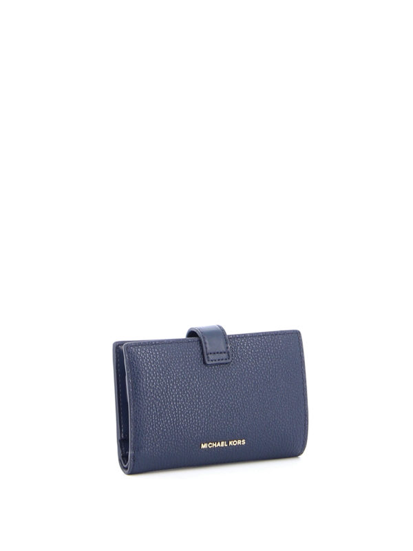 michael kors steel blue wallet