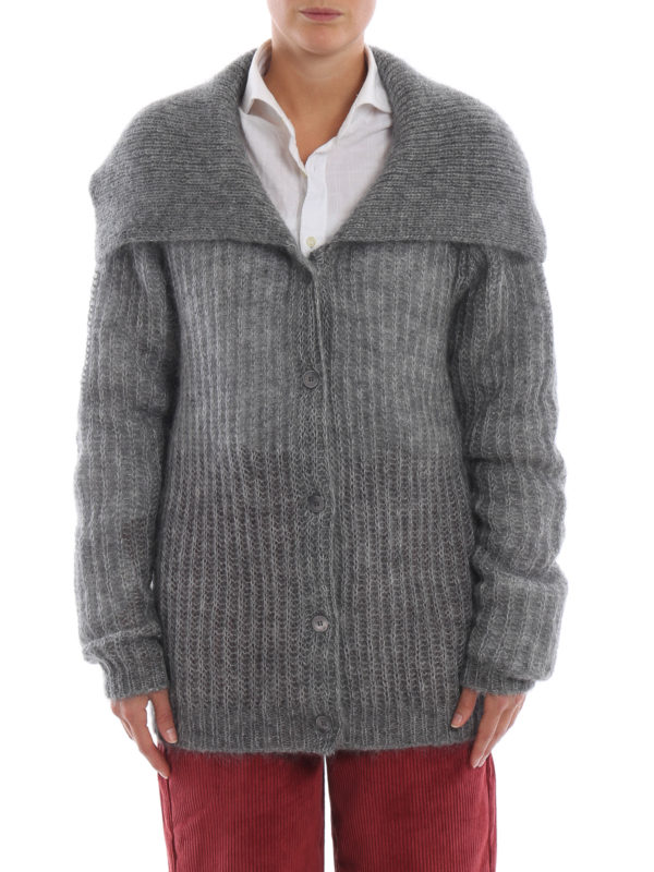 miu miu mohair cardigan