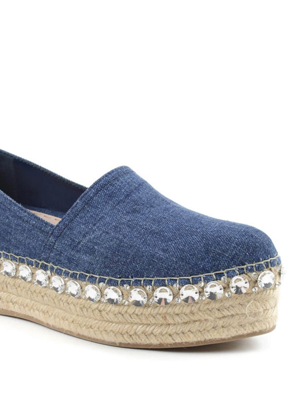 miu miu denim espadrilles