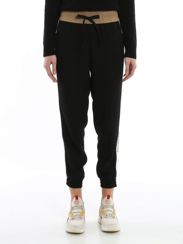 iKRIX MONCLER: casual trousers - Cady trousers with logo bands