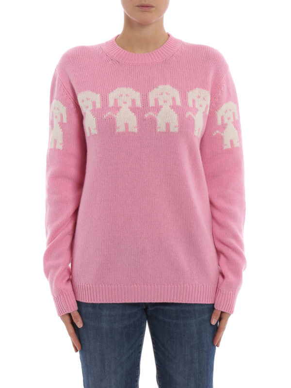 moncler pink sweater