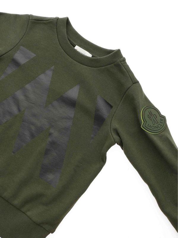 moncler green sweatshirt