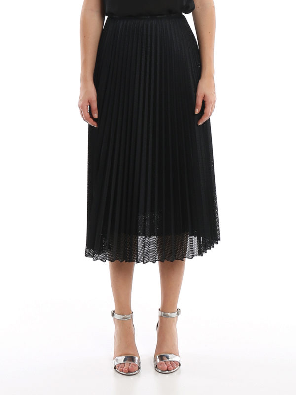 iKRIX MONCLER: Knee length skirts & Midi - Pleated tech fabric jacket