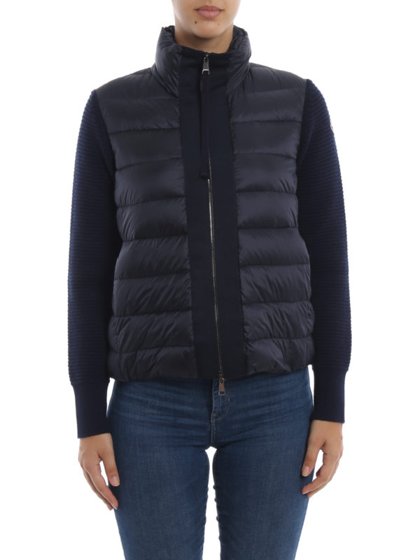 navy blue padded jacket