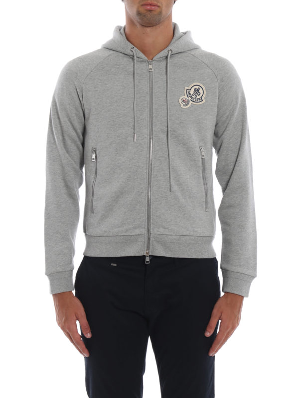 moncler double logo sweatshirt