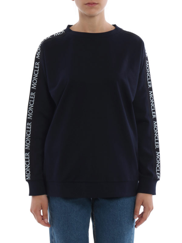 moncler logo tape sweatshirt