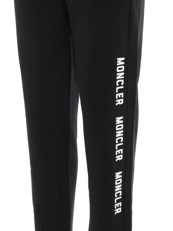 black moncler joggers