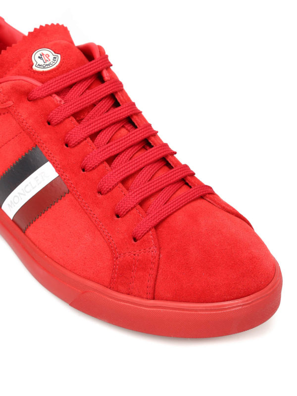 moncler red sneakers