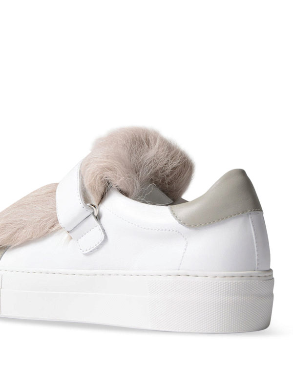 moncler fur sneakers