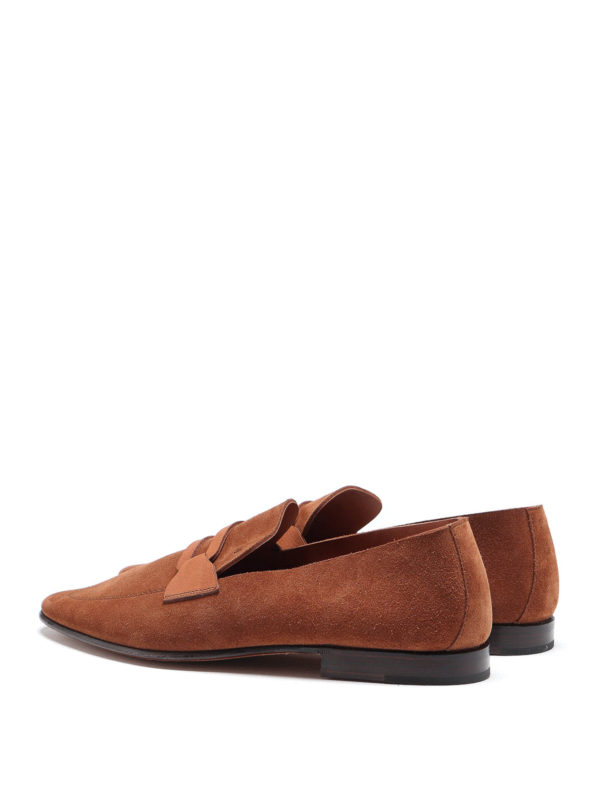 Loafers & Slippers Moreschi - Light brown suede loafers - 43424153586