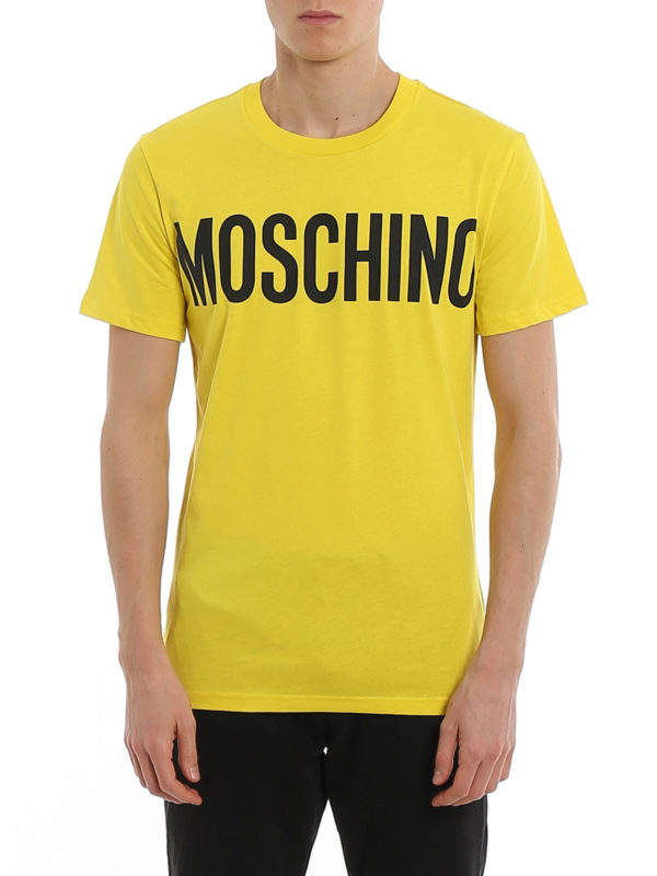 yellow moschino shirt