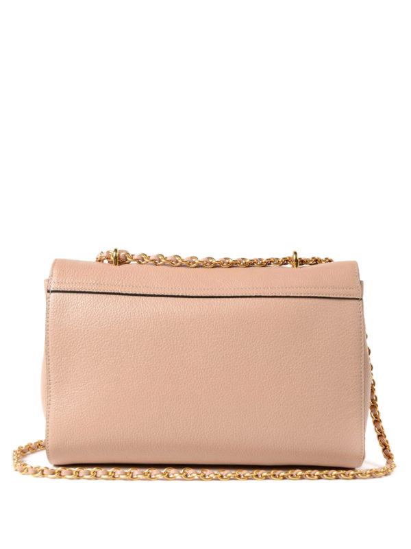 pale pink shoulder bag