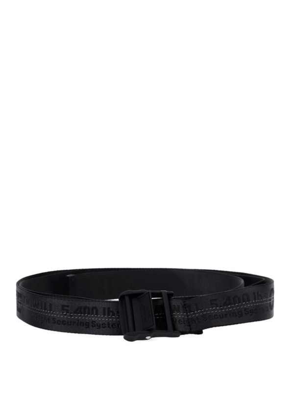 off white black belt