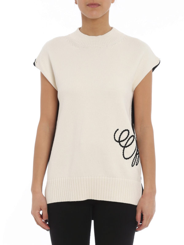 Cotton sleeveless jumper 