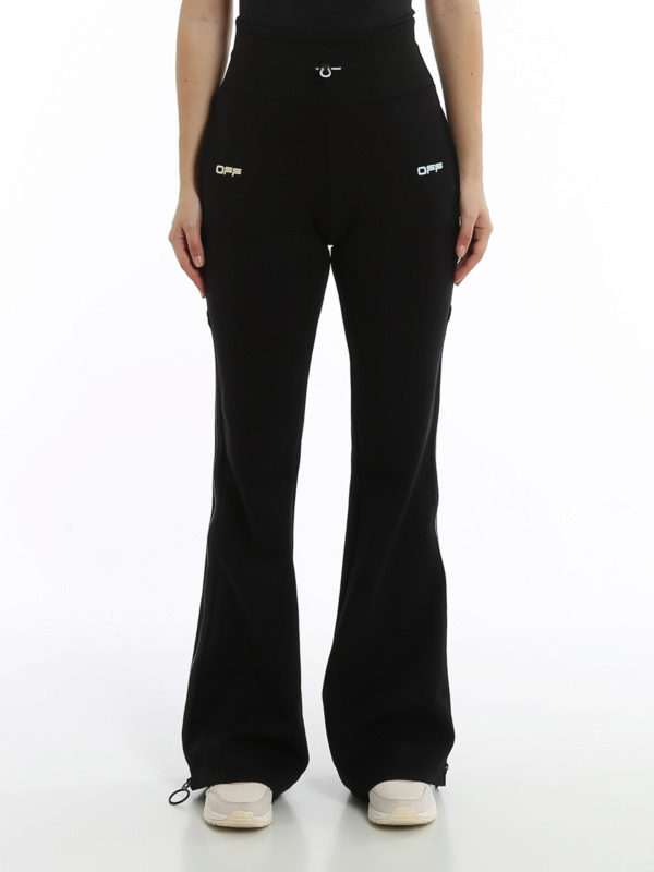 full leg zip tracksuit bottoms