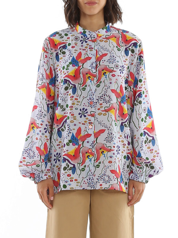 پیراهن Paul Smith - Floral print crêpe 