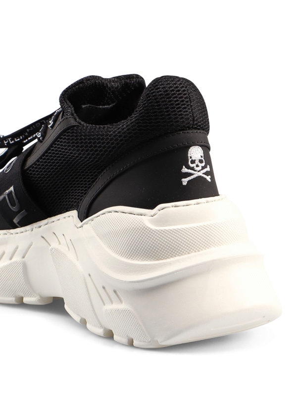 Philipp Plein - Black nylon sneakers 