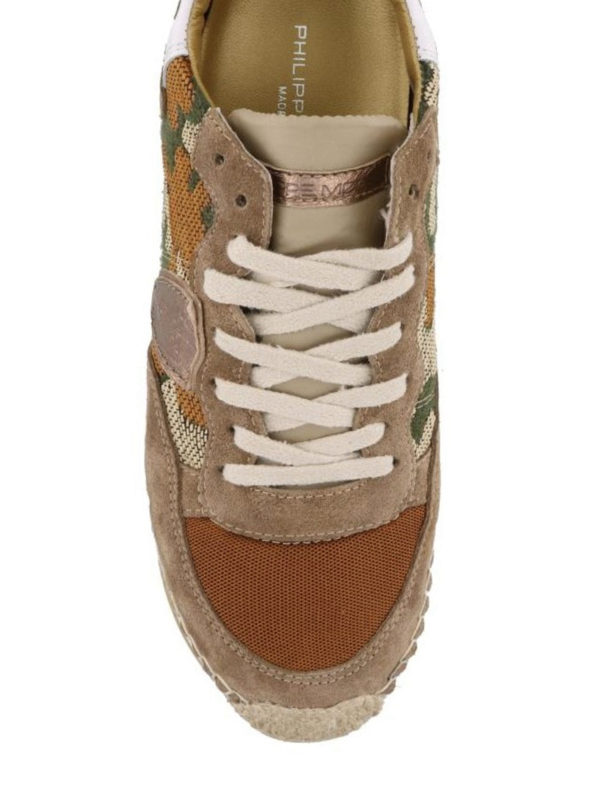اسپرت،اسنیکرز Philippe Model - Saint Tropez camo fabric sneakers - SALDCI02