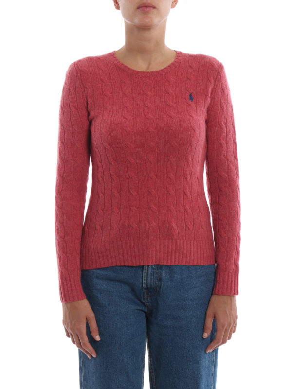 red polo cashmere sweater