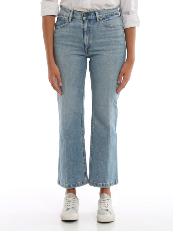 Laight crop flare jeans 