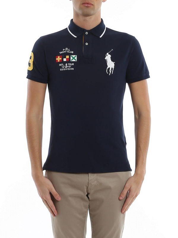 Polo shirts Polo Ralph Lauren - Yacht club pique cotton logoed polo ...