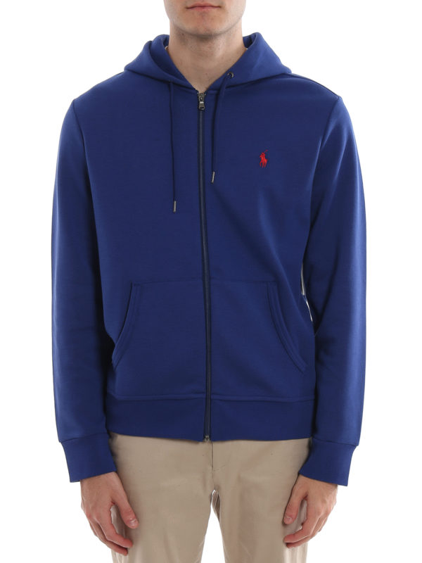 ralph lauren cotton blend fleece hoodie