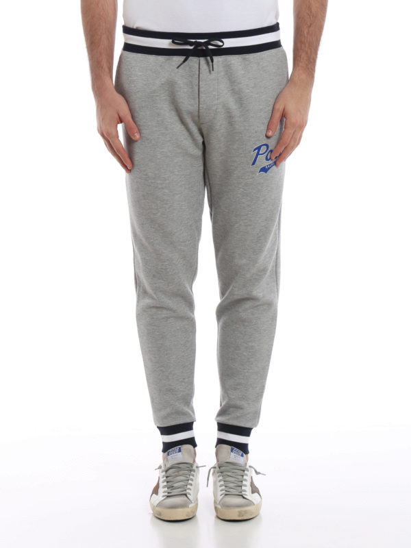 Tracksuit bottoms Polo Ralph Lauren Grey stretch cotton tracksuit