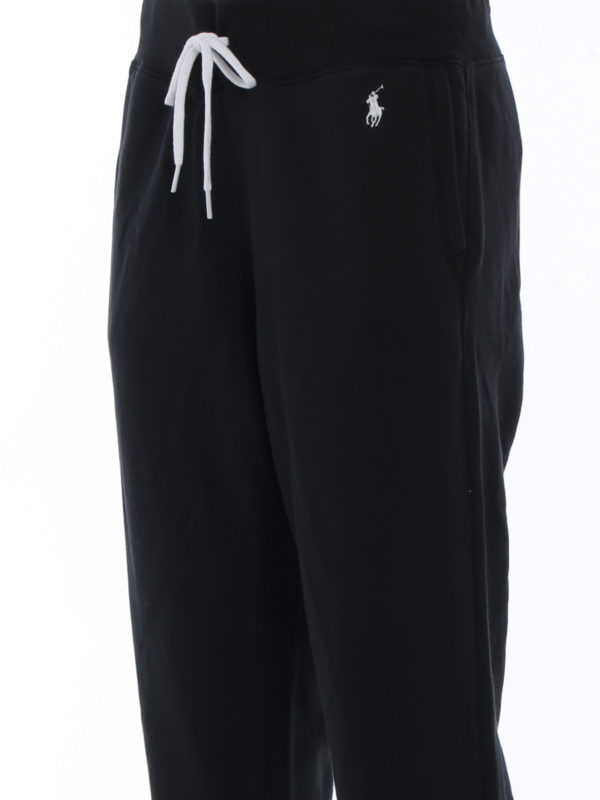 ralph lauren black tracksuit bottoms