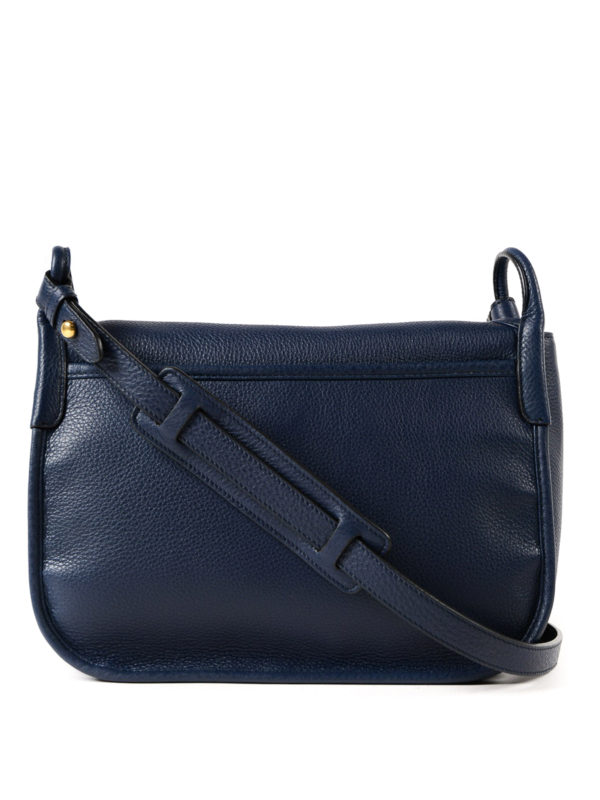 blue cross over bag