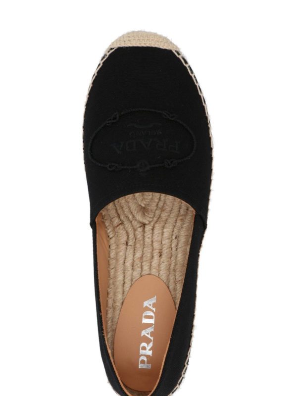 black prada espadrilles