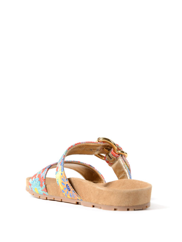 prada brocade sandals