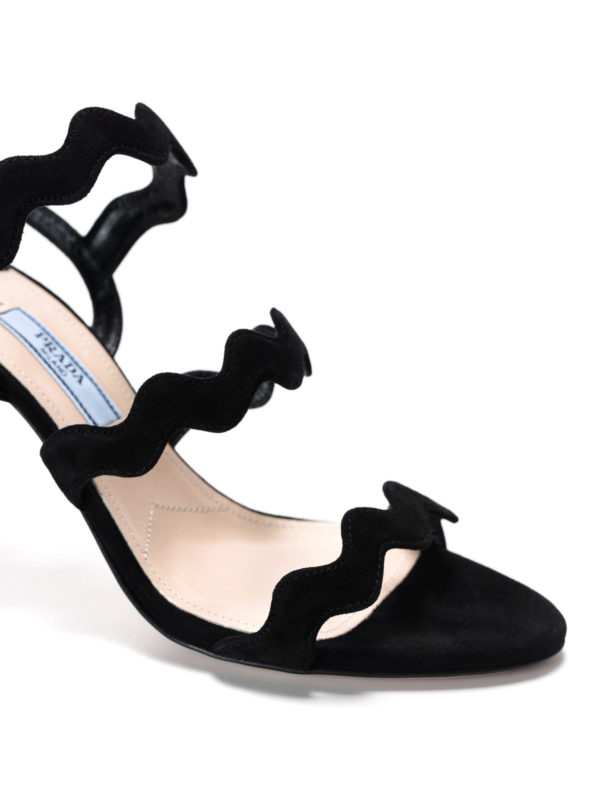 prada wavy sandals