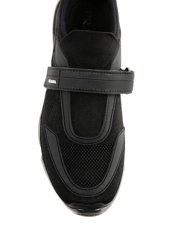 prada black cloudbust sneakers