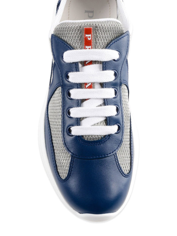 prada two tone sneakers