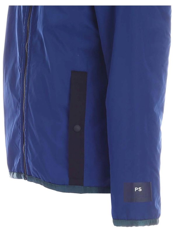 Teddy-effect reversible jacket in black 