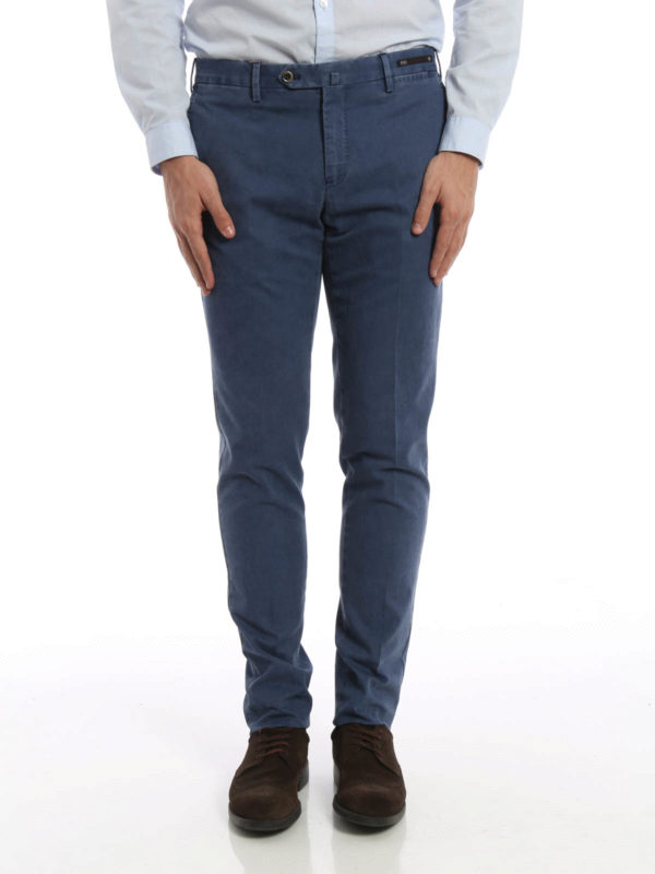 کژوال Pt Torino - Cotton drill trousers 