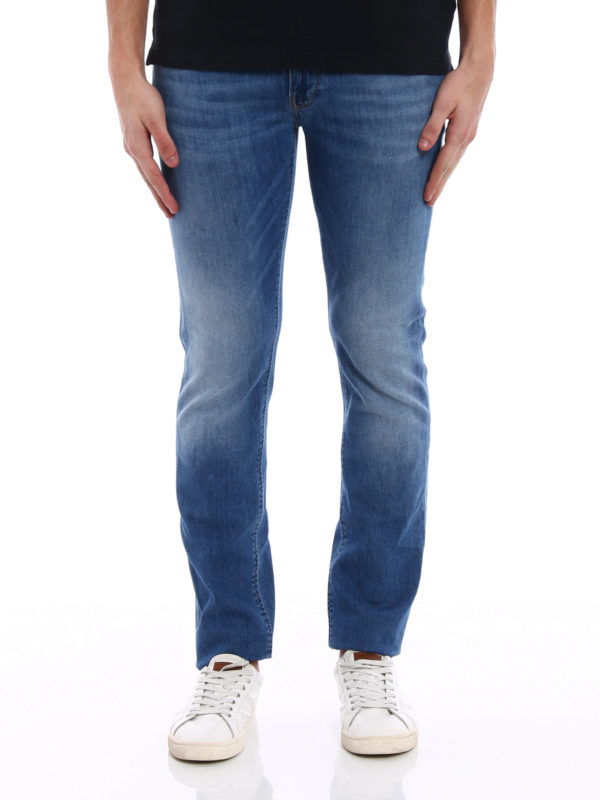 Straight leg jeans Pt Torino - Swing super slim fit jeans -  C5DJ25Z10NAVCA19MC30