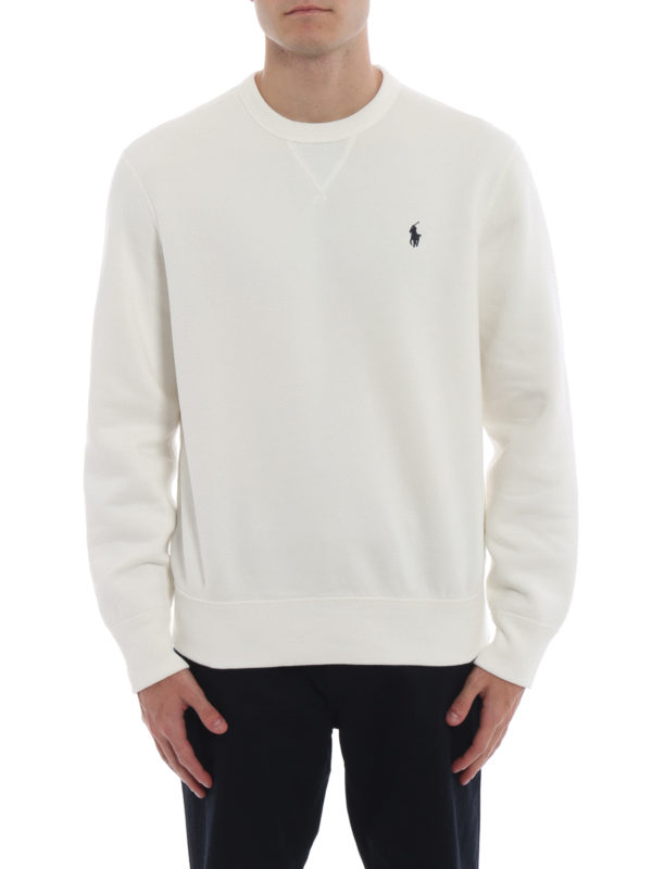 cotton blend crewneck