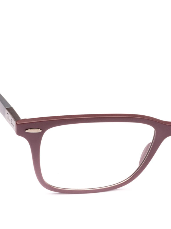 ray ban burgundy frames